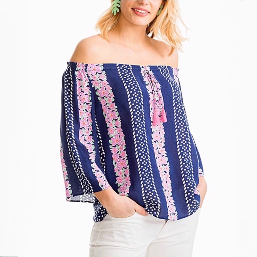 ✨NWT✨Southern Tide Mackenzie Off-Shoulder Top
